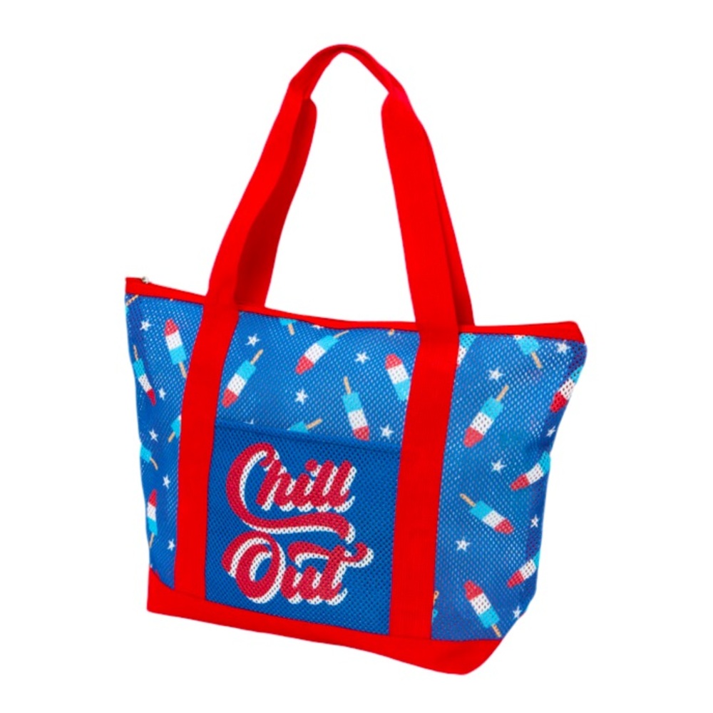 NEW Sold Out Claire’s Patriotic 'Chill Out' Tote Bag